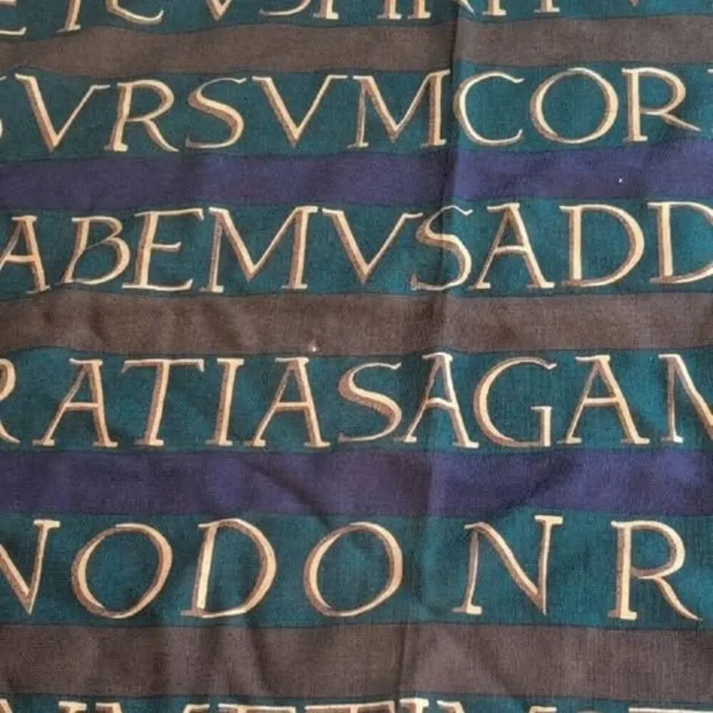 Vintage Linda Allard for Ellen Tracy Large Square Scarf
